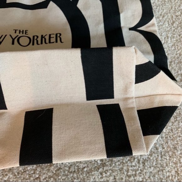 Iconic New Yorker Canvas Tote Carryall Bag - Picture 8 of 9